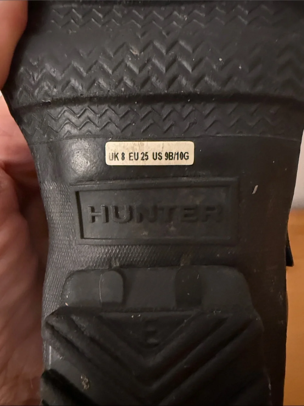 Hunter Kids Black Waterproof Rain Boots with Buckle Accent